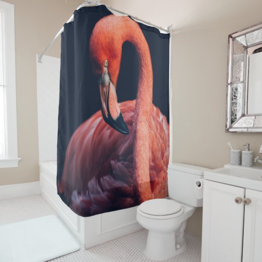 Flamingo Douchegordijn (In situ)