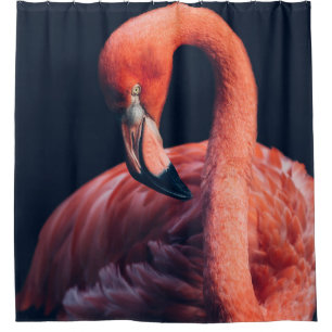 Flamingo Douchegordijn
