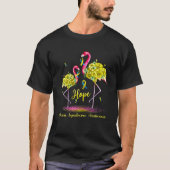 Flamingo Down Syndrome Awareness T-shirt (Voorkant)