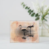 Flamingo Dreams Briefkaart (Staand voorkant)
