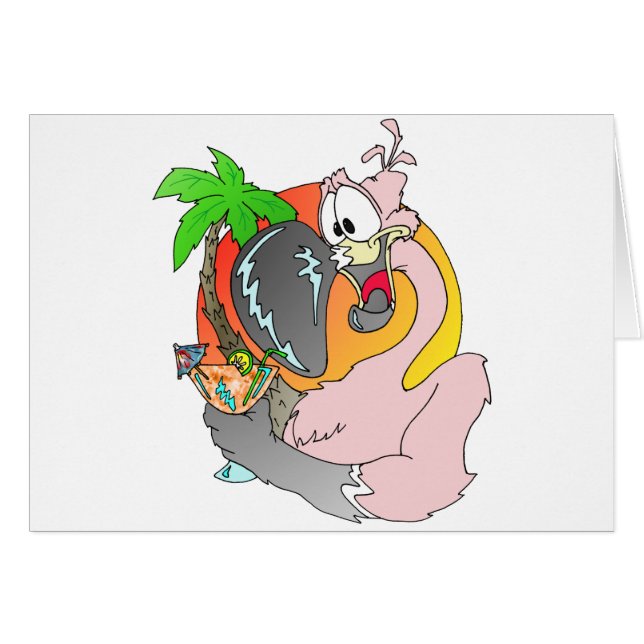 Flamingo Drink (Voorkant Horizontaal)