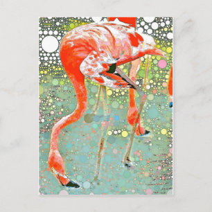 Flamingo Drink Briefkaart
