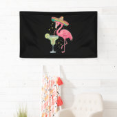 Flamingo Drink Margarita Funny Mexican Poncho Spandoek (Insitu)