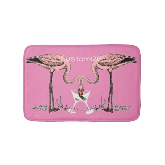 Flamingo Drink Martini Thunder_Cove Badmat (Voorkant)