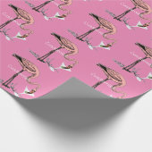 Flamingo Drink Martini Thunder_Cove Cadeaupapier (Hoek)