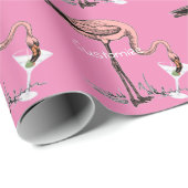 Flamingo Drink Martini Thunder_Cove Cadeaupapier (Rol Hoek)