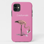 Flamingo Drink Martini Thunder_Cove Case-Mate iPhone Case (Achterkant)