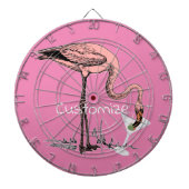 Flamingo Drink Martini Thunder_Cove Dartbord (Voorkant)