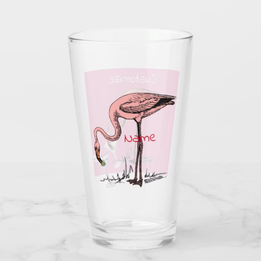 Flamingo Drink Martini Thunder_Cove Glas (Achterkant)