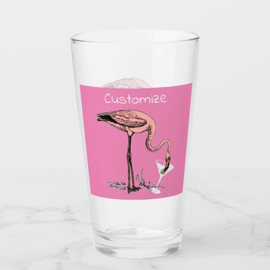 Flamingo Drink Martini Thunder_Cove Glas (Voorkant)