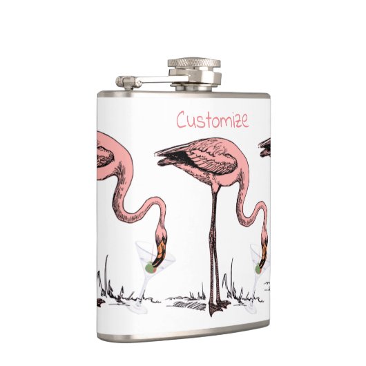 Flamingo Drink Martini Thunder_Cove Heupfles (Rechts)