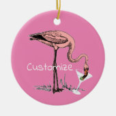 Flamingo Drink Martini Thunder_Cove Keramisch Ornament (Voorkant)