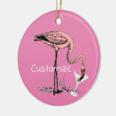 Flamingo Drink Martini Thunder_Cove Keramisch Ornament (Links)