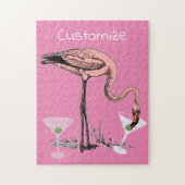 Flamingo Drink Martini Thunder_Cove Legpuzzel (Verticaal)