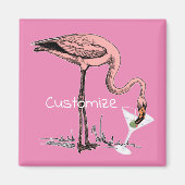 Flamingo Drink Martini Thunder_Cove Magneet (Voorkant)
