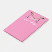 Flamingo Drink Martini Thunder_Cove Post-it® Notes (Schuin)