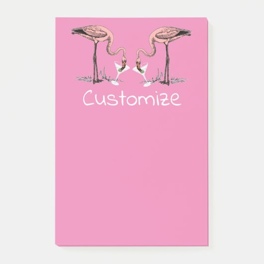 Flamingo Drink Martini Thunder_Cove Post-it® Notes (Voorkant)