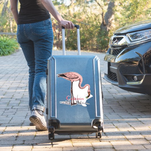 Flamingo Drink Martini Thunder_Cove Sticker (Koffer Insitu)