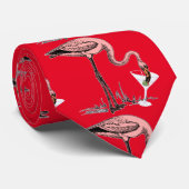 Flamingo Drink Martini Thunder_Cove Stropdas (Opgerold)