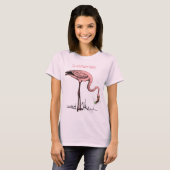 Flamingo Drink Martini Thunder_Cove T-shirt (Voorkant volledig)