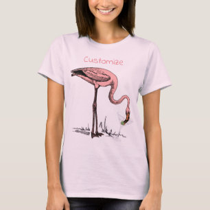 Flamingo Drink Martini Thunder_Cove T-shirt