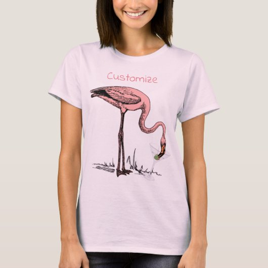 Flamingo Drink Martini Thunder_Cove T-shirt (Voorkant)