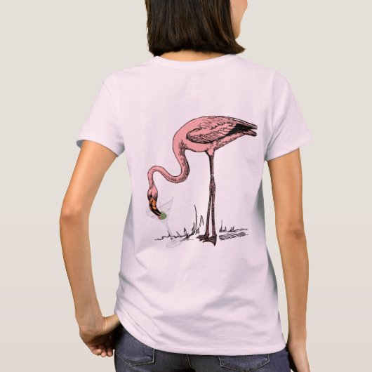 Flamingo Drink Martini Thunder_Cove T-shirt (Achterkant)