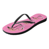 Flamingo Drink Martini Thunder_Cove Teenslippers (Schuin)