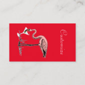 Flamingo Drink Martini Thunder_Cove Visitekaartje (Achterkant)