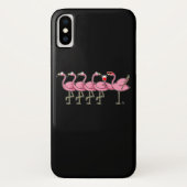 Flamingo drink wijngift Case-Mate iPhone case (Achterkant)