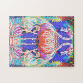 Flamingo Duet Legpuzzel (Horizontaal)