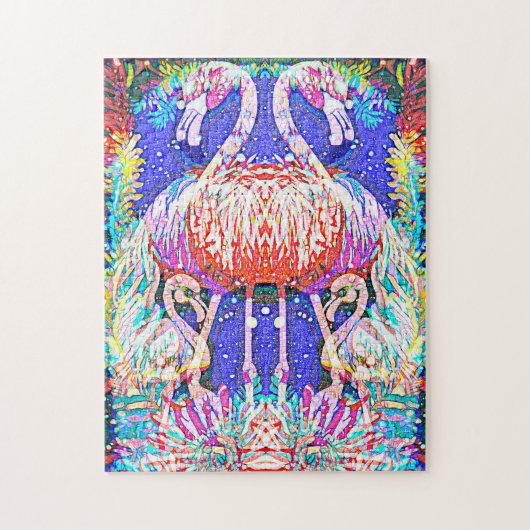 Flamingo Duet Legpuzzel (Verticaal)