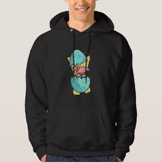 Flamingo Easter Egg Hoodie (Voorkant)