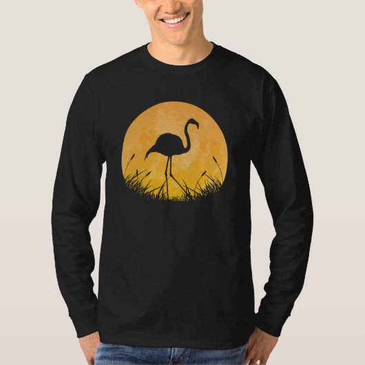 Flamingo Easy Halloween Outfit Bird Moon Co T-shirt (Voorkant)