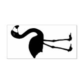 Flamingo effen rubberen stempel (rechts) (Afrduk)