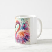 Flamingo Elegance 080824AREF149 - Watercolor Koffiemok (Voorkant rechts)