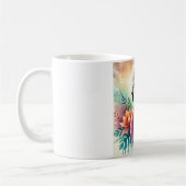 Flamingo Elegance 080824AREF149 - Watercolor Koffiemok (Links)