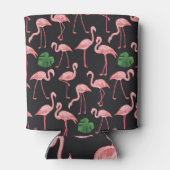 Flamingo Elegance: Monstera Fusion. Blikjeskoeler (Achterkant)
