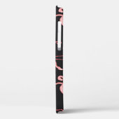 Flamingo Elegance: Monstera Fusion. Case-Mate iPhone Case (Achterkant / Links)