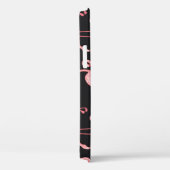 Flamingo Elegance: Monstera Fusion. Case-Mate iPhone Case (Achterkant / Rechts)