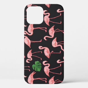 Flamingo Elegance: Monstera Fusion. Case-Mate iPhone Case