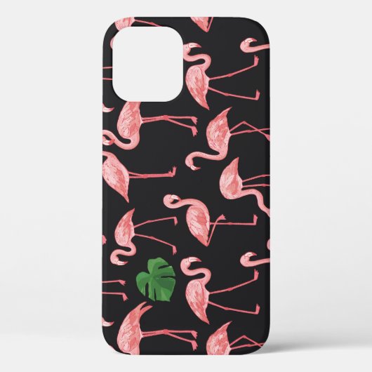 Flamingo Elegance: Monstera Fusion. Case-Mate iPhone Case (Achterkant)