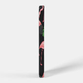 Flamingo Elegance: Monstera Fusion. iPhone Hoesje (Rechterkant)