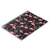 Flamingo Elegance:  Monstera Fusion. Notitieboek (Linkerzijde)