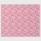Flamingo elegantie: roze vogelpatroon. cadeaupapier (Vlak)