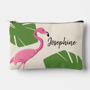 Flamingo en bladeren Tropische aangepaste bachelor Etui