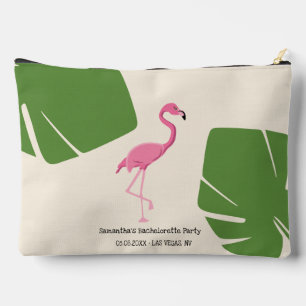 Flamingo en bladeren Tropische op maat gemaakte vr Etui