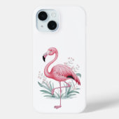 Flamingo en Bloemen Telefoonhoes Case-Mate iPhone Case (Achterkant)