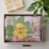 Flamingo en Butterflies 1 Tissuepapier (Geschenk)