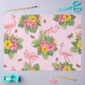 Flamingo en Butterflies 1 Tissuepapier (Craft)